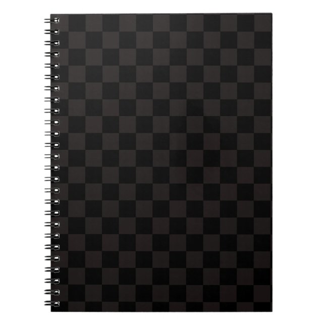 Cuaderno Marrón y negro de lujo (Frente)