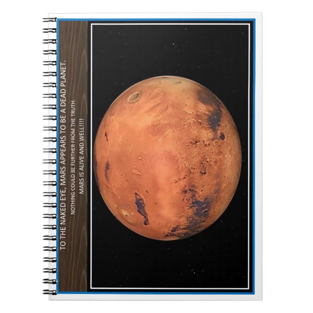 Cuaderno Mars está viva y bien (Frente)