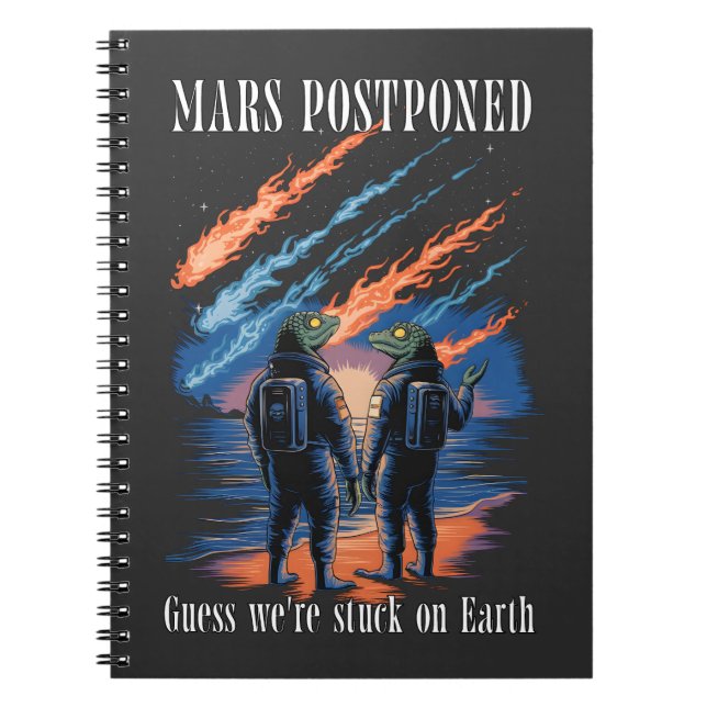 Cuaderno Mars Postponed – Stuck on Earth (Frente)