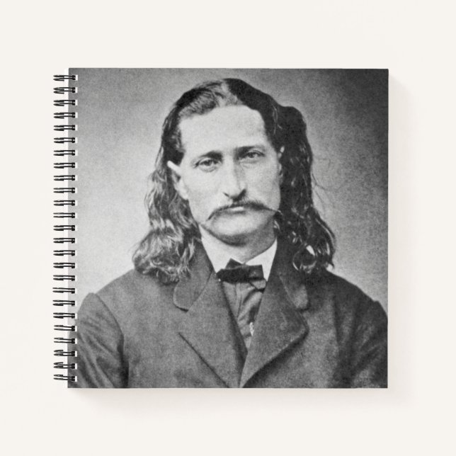 Cuaderno Marshal Wild Bill Hickok Antiguo Cañero Occidental (Anverso)