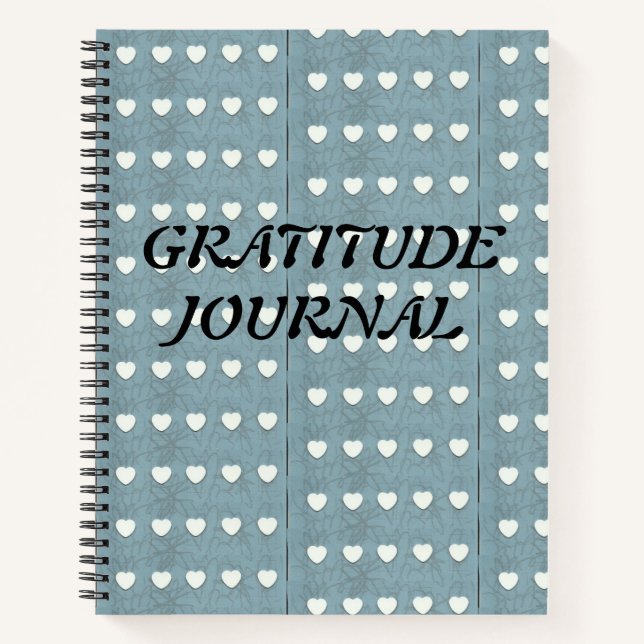 Cuaderno Marshmallow Hearts Gratitude Journal (Anverso)