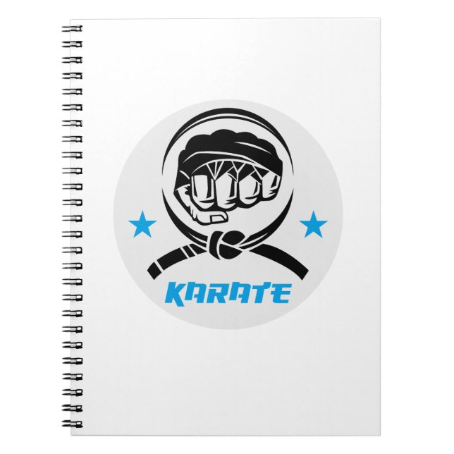 Cuaderno Martial Arts Karate Black Belt (Frente)