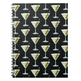 Cuaderno Martini Cocktail Pattern