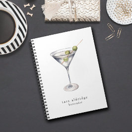 Cuaderno Martini Cocktail Professional Bartender