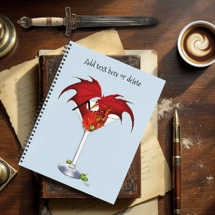 Cuaderno Martini Fantasy Red Dragon