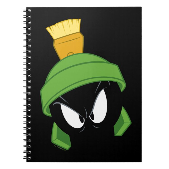 Cuaderno MARVIN EL MARCIANO™ Cara Enojada (Frente)