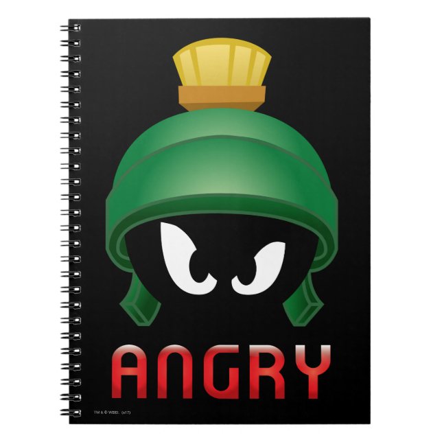 Cuaderno MARVIN LA Emoji ENFADADA MARTIAN™ (Frente)
