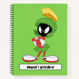 Cuaderno MARVIN THE MARTIAN™   Dibujo cruzado de armas