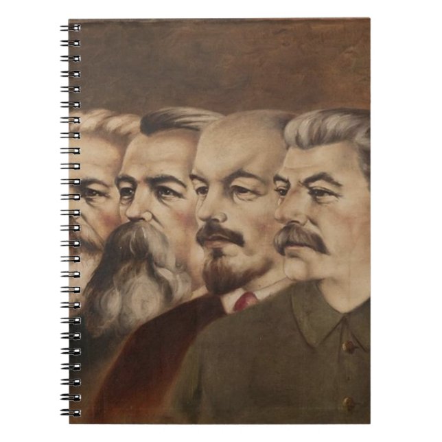 Cuaderno Marx, Engels, Lenin, y Stalin (Frente)