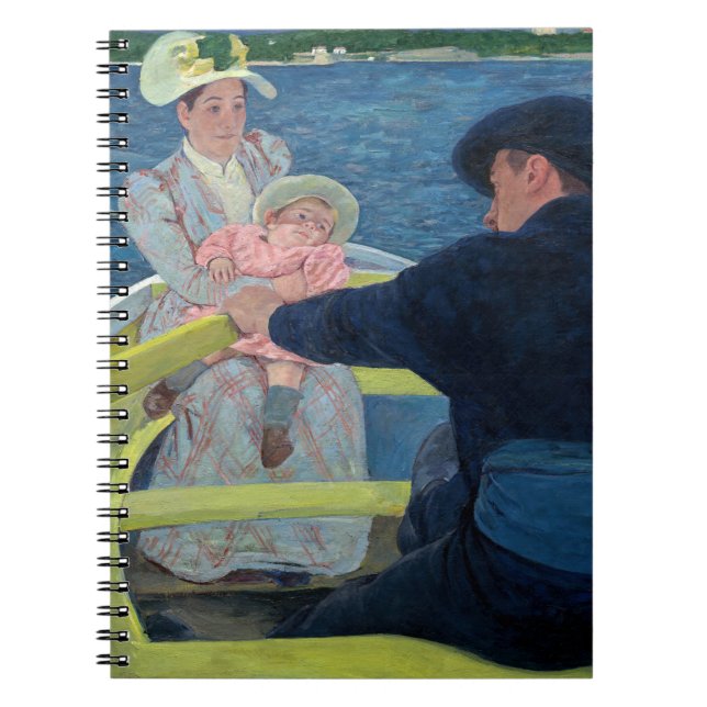 Cuaderno Mary Cassatt - La fiesta en el bote (Frente)