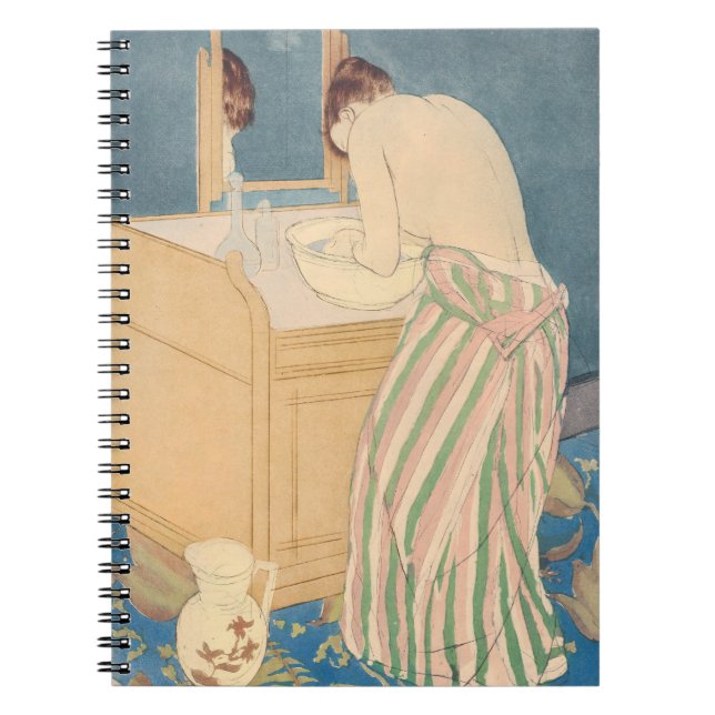 Cuaderno Mary Cassatt - Mujer Bañándose (Frente)