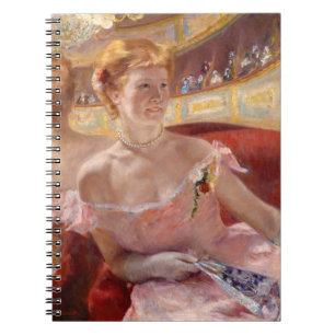 Cuaderno Mary Cassatt - Mujer con collar de perlas en un pa
