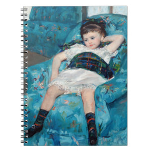 Cuaderno Mary Cassatt - Niña en una butaca azul