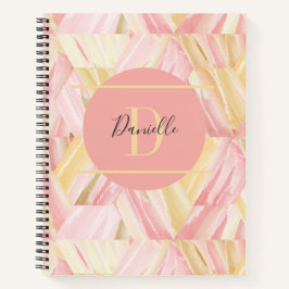 Cuaderno Marzipan & Wewak Pattern Resumen Nombre del monogr