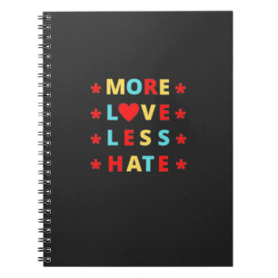 Cuaderno Más amor menos odio gracioso