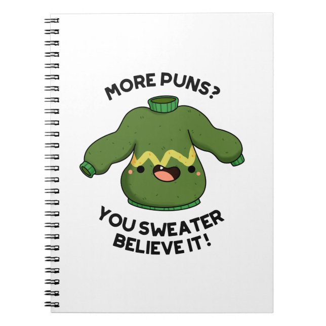 Cuaderno Más chistes malos que te crees Funny Pun  (Frente)
