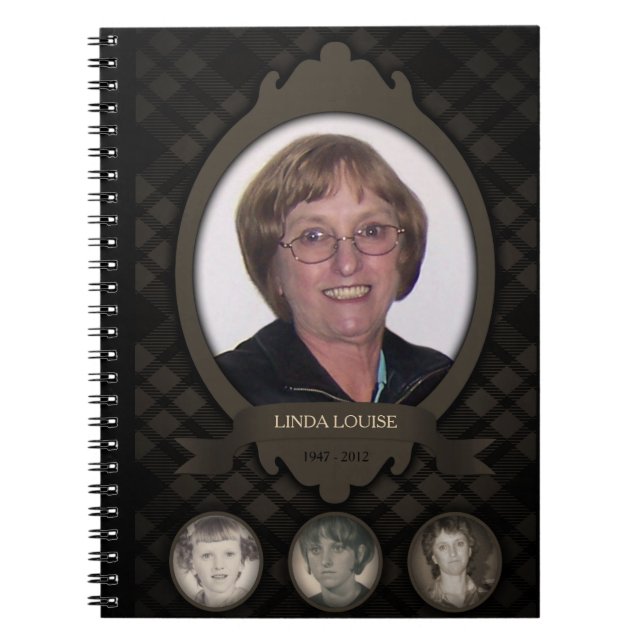 Cuaderno más de un año libro de visitas para conmemorar fot (Frente)