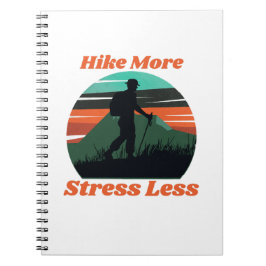 Cuaderno Más, menos estrés en el bloc de notas