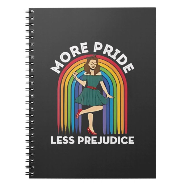 Cuaderno Más Orgullo Menos Prejuicio Mes De Orgullo LGBT (Frente)