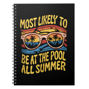 Cuaderno Más Probable Que Esté En La Piscina Todo El Verano