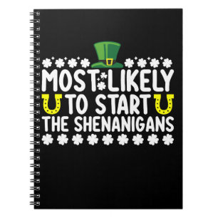 Cuaderno Más Propenso a Iniciar las Travesuras St Patricks