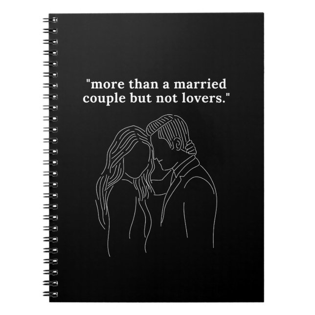 Cuaderno Más que una pareja casada, pero no los amantes (Frente)