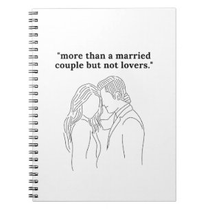 Cuaderno Más que una pareja casada, pero no los amantes