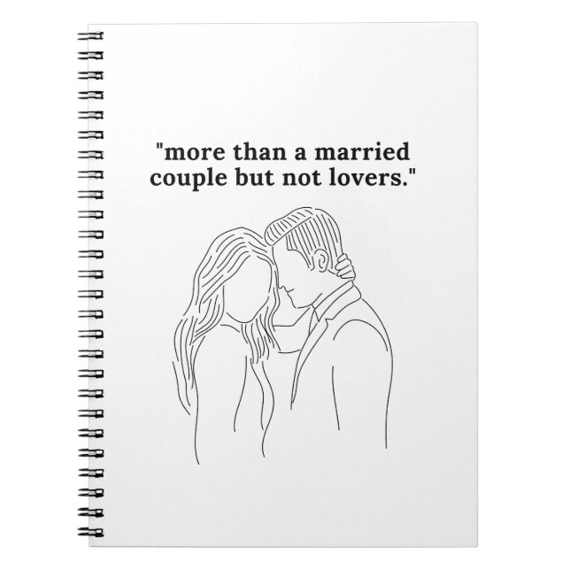 Cuaderno Más que una pareja casada, pero no los amantes (Frente)