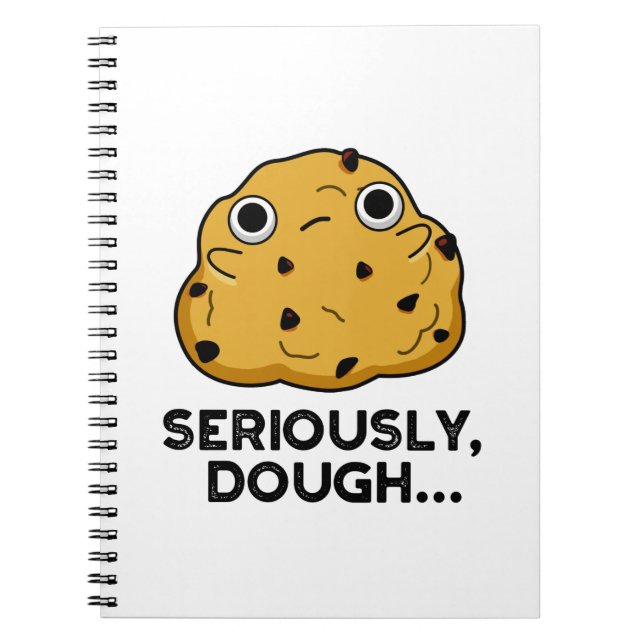 Cuaderno Masa Enserio Divertida Comida de Hornear Chiste  (Frente)