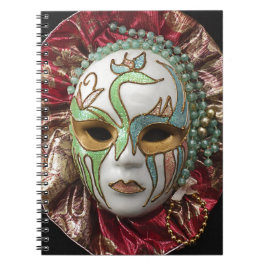Cuaderno Máscara de Carnaval de Niña Hermosa