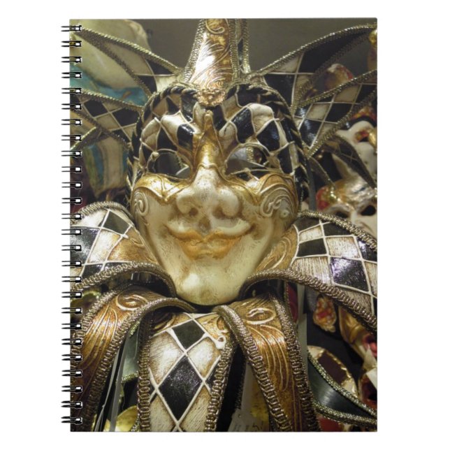 Cuaderno Máscara espeluznante de carnaval (Frente)