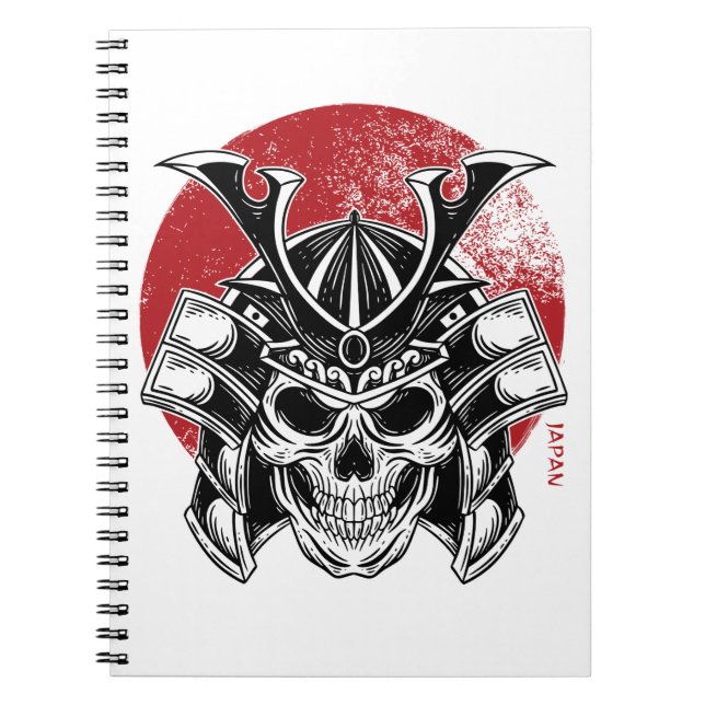 Cuaderno Máscara Oni / Oni Mask Notebook (Frente)