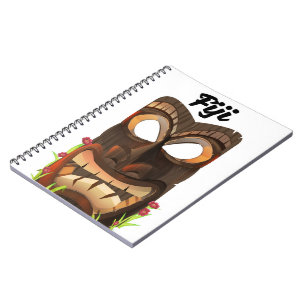 Cuaderno Máscara tallada de Fiji