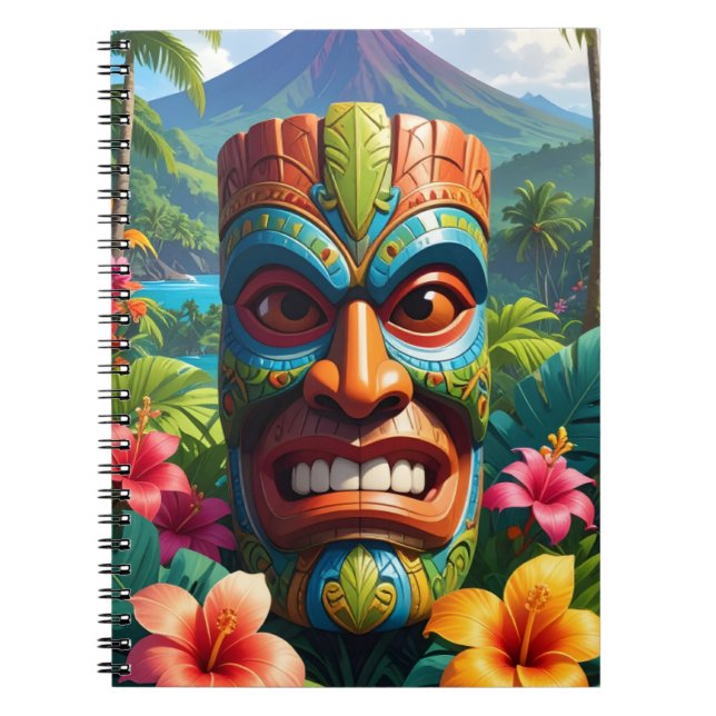 Cuaderno Máscara Tiki (Frente)