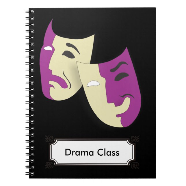 Cuaderno Máscaras clásicas para la comedia y la tragedia (Frente)