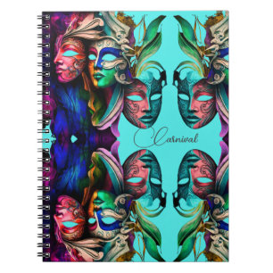 Cuaderno Máscaras de carnaval de Venecia