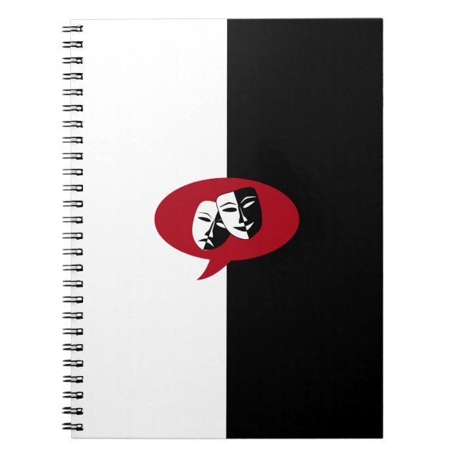 Cuaderno Máscaras de la comedia y de la tragedia (Frente)