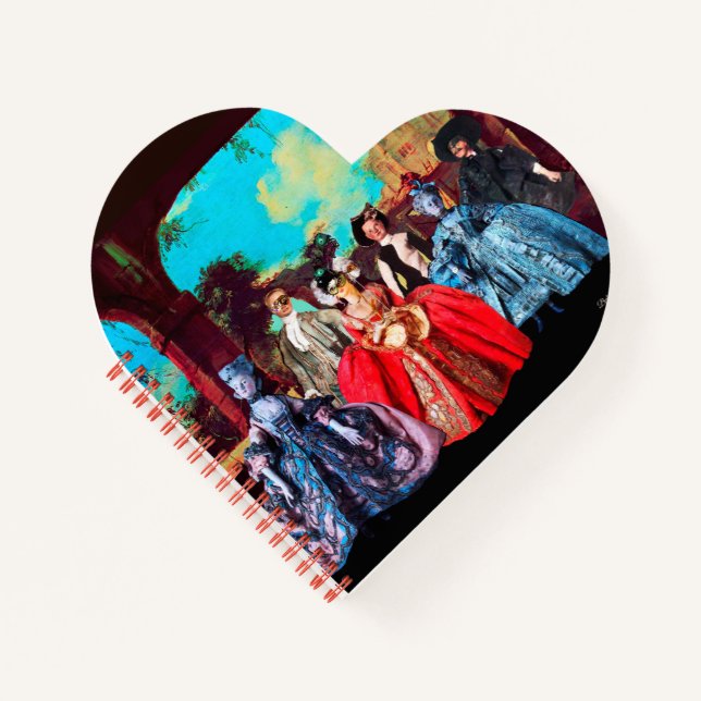 CUADERNO MÁSCARAS DE MASQUERADE DE ANTIGUA VENECIA (Anverso)