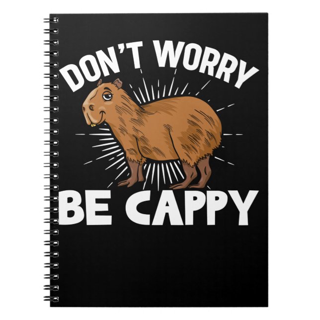 Cuaderno Mascota Capybara, propietario divertido de Capybar (Frente)