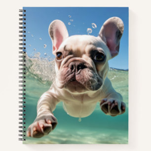 Cuaderno Mascota de Bulldog francés Perro juego de diversió