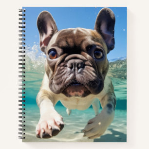 Cuaderno Mascota de Bulldog francés Perro juego de diversió