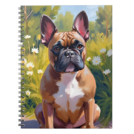 Cuaderno Mascota de Bulldog francés pinta arte de perro