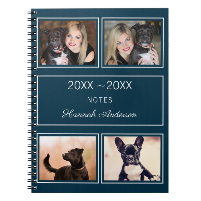 Cuaderno Mascota de fotografía personalizado (Frente)