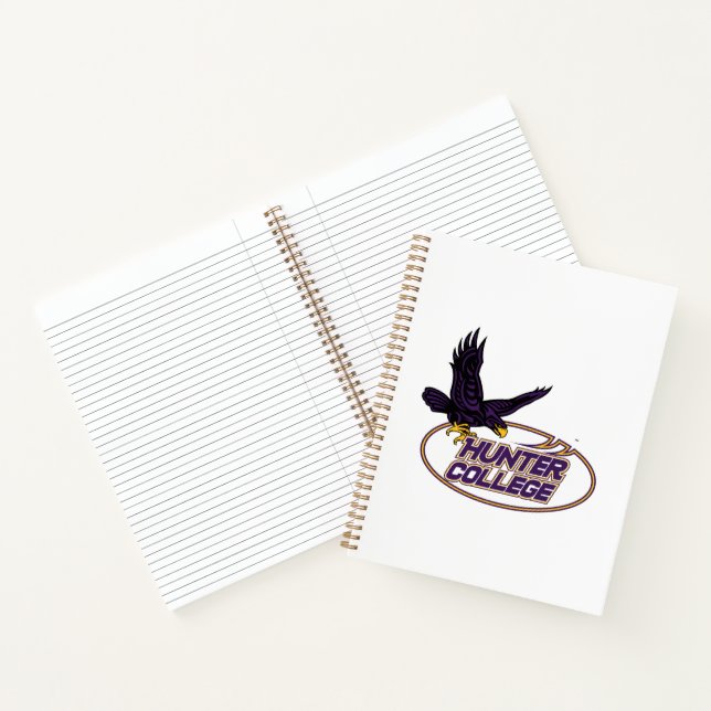 Cuaderno Mascota de los Hawks de Hunter College (Interior)