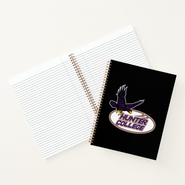 Cuaderno Mascota de los Hawks de Hunter College (Interior)
