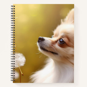 Cuaderno Mascota de perro de Chihuahua Paz Tranquila animal