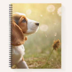 Cuaderno Mascota de perro de la zona inferior de Hound Anim