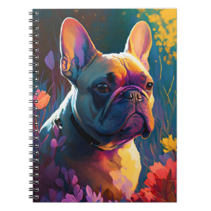 Cuaderno Mascota de pintura de retratos de perros de Bulldo