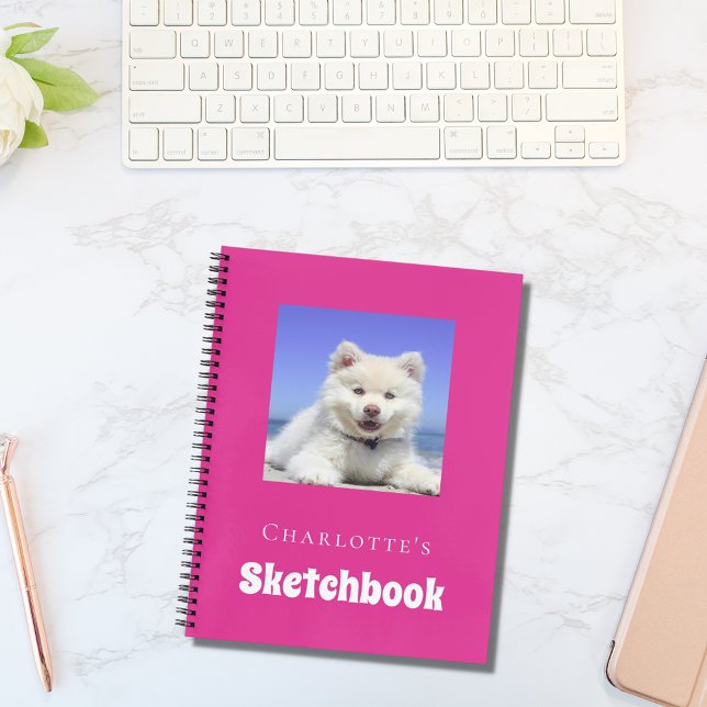 Cuaderno Mascota de Sketchbook chica rosado caliente (Subido por el creador)