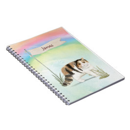 Cuaderno Mascota Gato Exótico de Pelo Corto con Nombre Pers
